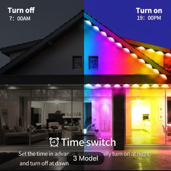 150Ft Permanent Outdoor Lighting - Picture 4 of 15